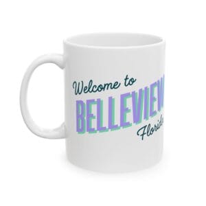 Welcome to Belleview Florida Mug | Retro 90s Style | Scrappy Pixel Original
